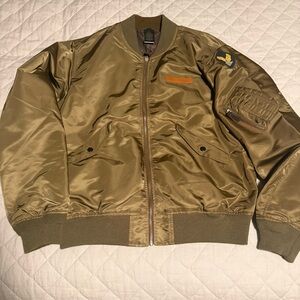 Ralph Lauren Double RL Olive Bomber Jacket